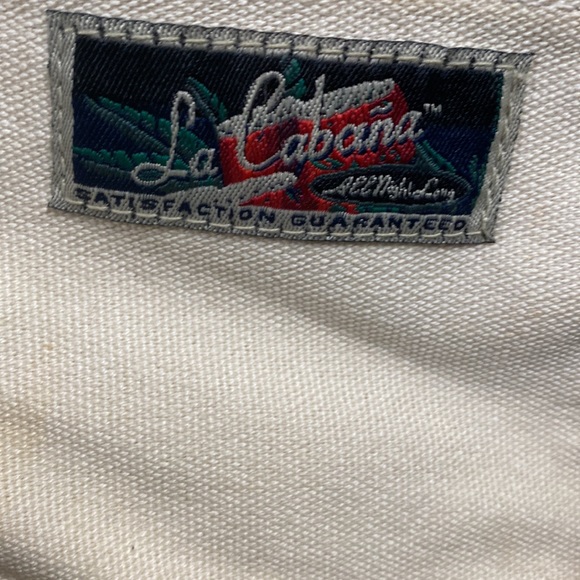 La Cabaña canvas beach tote - Picture 10 of 12